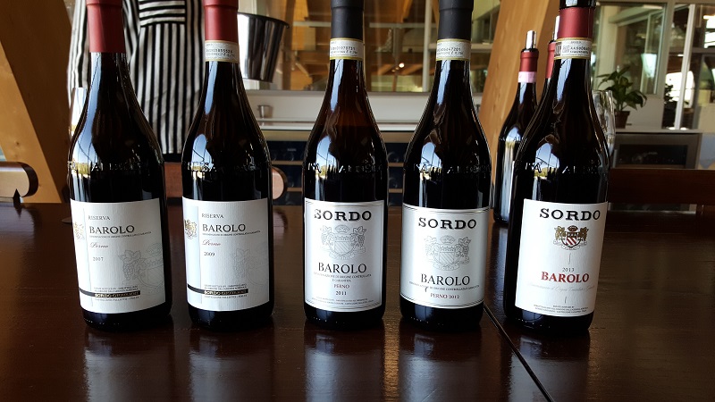 Vertical de Barolo Sordo - Castiglione Falletto 2017